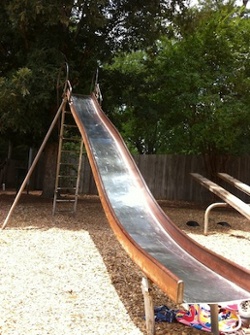 Image result for metal slides playground
