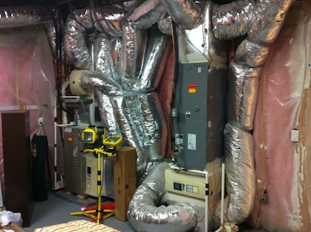 vapor barrier for ductwork