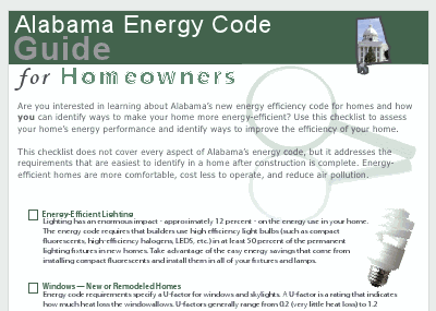 energy code bcap alabama homeowners guide