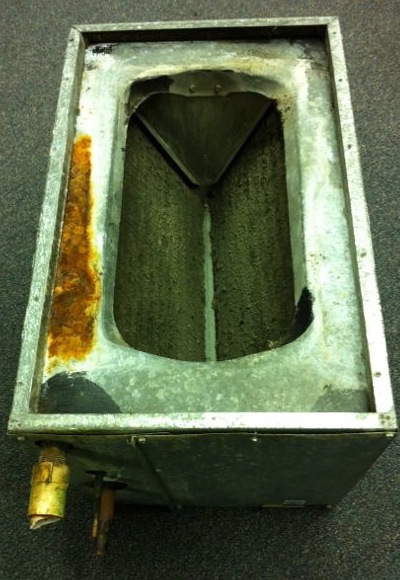 hvac air conditioner evaporator coil dirt and air flow 3
