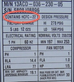 R22a Pressure Chart