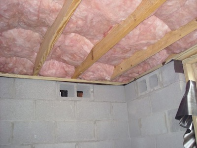 insulation fiberglass batt in framed floor system not grade i