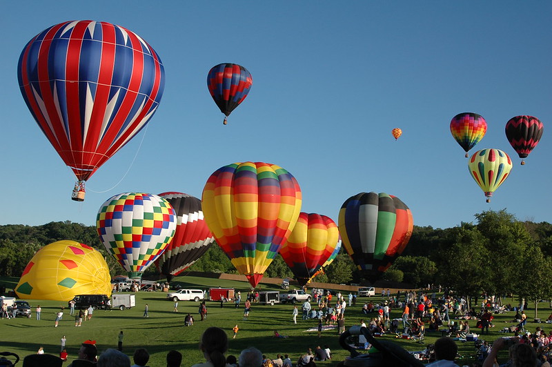 Hot Air Balloons Give A Good Demonstration Of Air Pressure