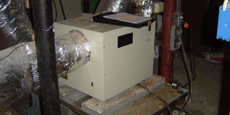 Ventilating Dehumidifier Pulling 