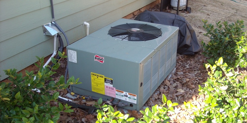 The Outdoor Unit Of An Air Conditioner