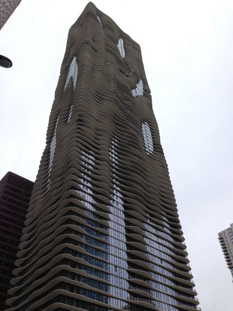 Aqua Tower Chicago Thermal Bridge Cooling Fins