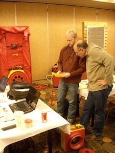 Hers Home Energy Rater Training Hands On Pressure Testing Practice Building Science