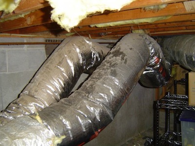 Hvac Duct Flex Poorly Supported Reduced Airflow Comfort Efficiency