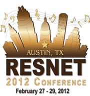 RESNET Conference 2012 Logo Building Performance Hers Austin Texas