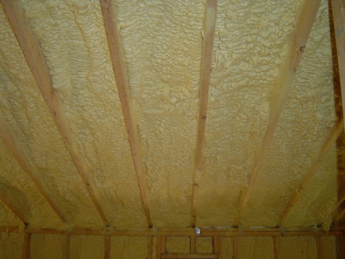 Closed Cell Spray Foam Insulation In An Attic Without An Ignition Barrier