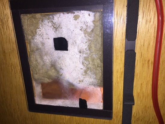 Condensation behind interior insulation on exterior sheathing