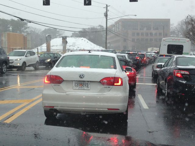 Atlanta 2014 Snow Storm Gridlock Traffic Nightmare