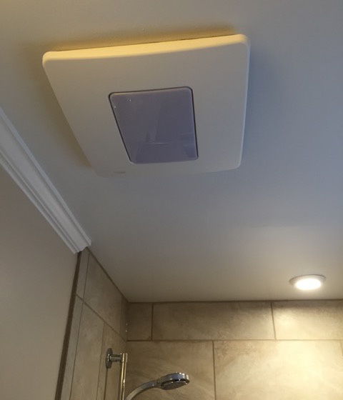 Installing An Exhaust Fan During A Bathroom Remodel Energy Vanguard - Install Bathroom Fan Vent Through Wall