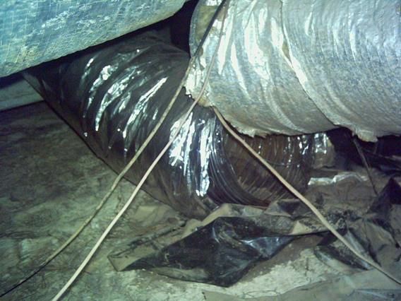 Disconnected Duct Unbalanced Supply Leakage