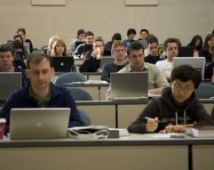 HERS Rater Test, Students With Laptops