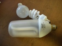 Incandescent And Compace Fluorescent (CFL) Light Bulbs