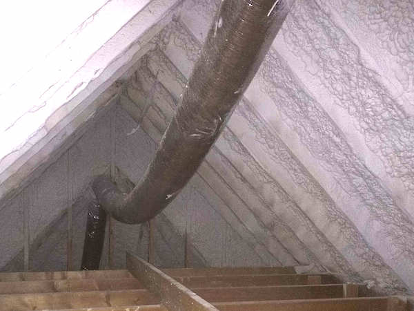 New Home Installation With Sagging Flex Duct