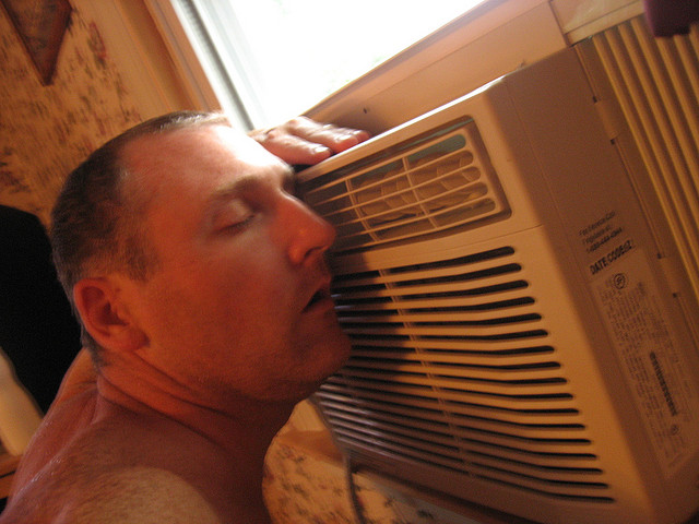 Air-conditioner-window-unit-hvac-cool-man-comfort