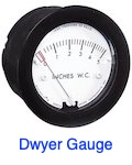 Dwyer magnehelic pressure gauge
