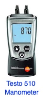 Testo 510 digital manometer