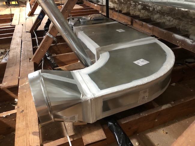 Higher air flow rates require bigger ducts