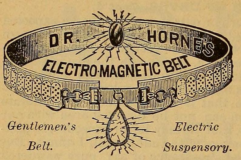 Dr. Horne's Electro-Magnetic Belt for gentlemen