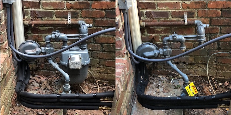 I electrified my home and had the gas meter removed