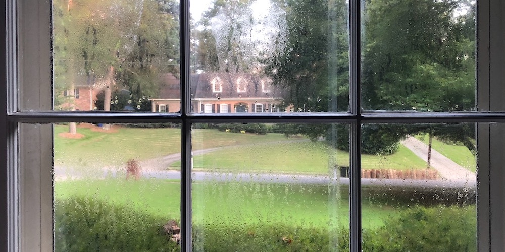 Condensation on the main window