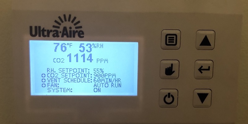 High Indoor Carbon Dioxide Levels Are An Indication Of The Need For Higher Ventilation Rates