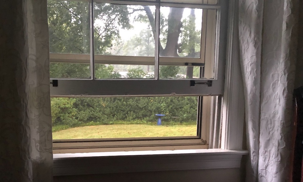 Opening a window may be all you need to do to provide makeup air in an airtight house.