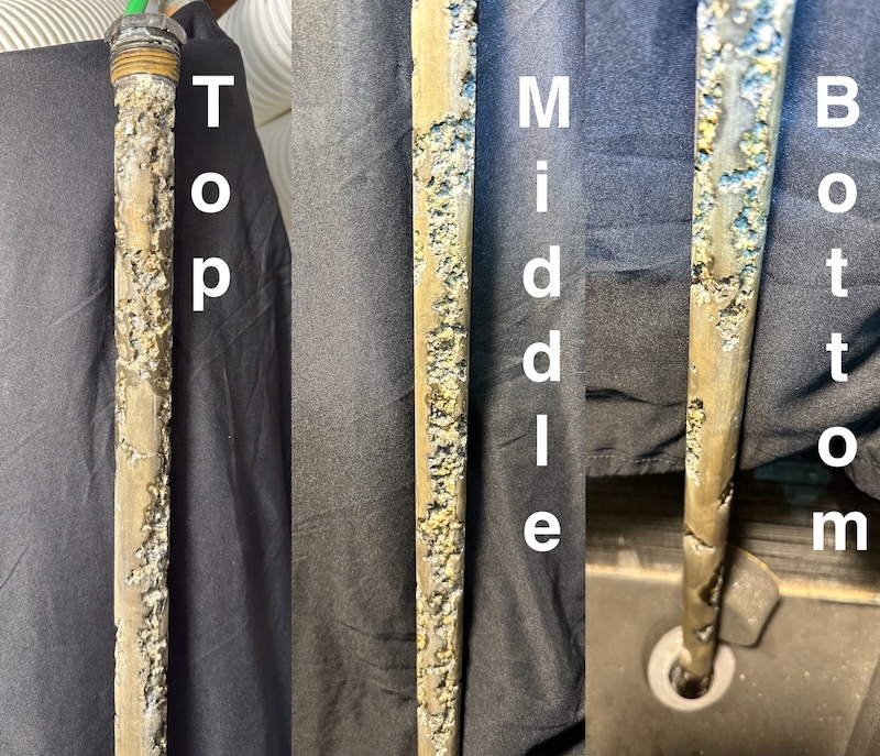 My anode rod after 5.7 years of use