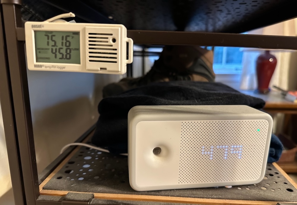 The Temperature And Relative Humidity In My Bedroom Indicate That My Mini-split Heat Pump Does NOT Have A Dehumidification Problem.