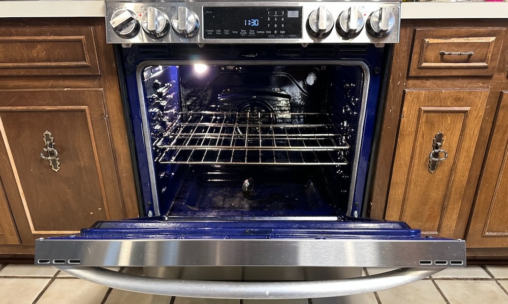 An electric oven can produce carbon monoxide in self-cleaning mode.