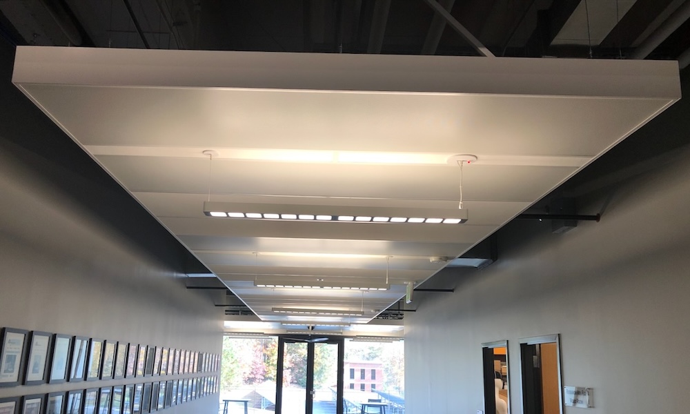 Radiant Cooling In A Humid Climate With Overhead Panels. This In The New ASHRAE Headquarters In The Atlanta Area.