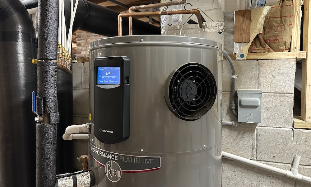 Heat Pump Water Heater In Basement Mechanical Room